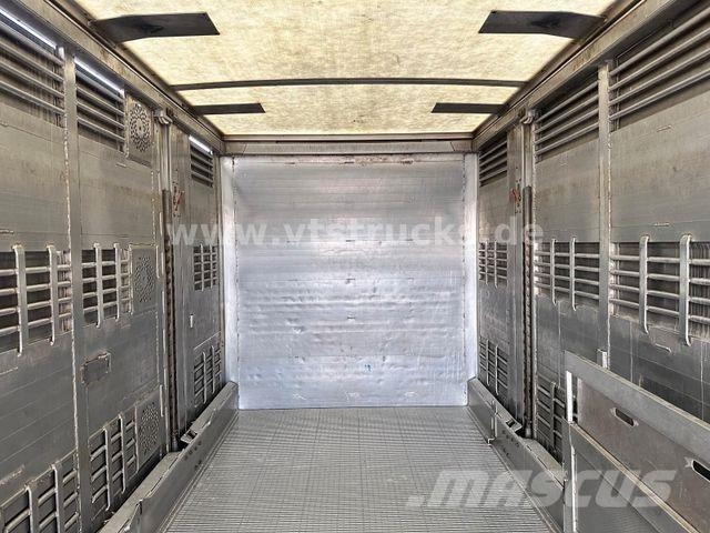DAF XF 480 LL 6x2 3.Stock Menke Viehwagen m. Hubdach Tiertransporter