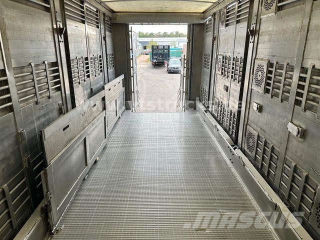 DAF XF 480 LL 6x2 3.Stock Menke Viehwagen m. Hubdach Tiertransporter