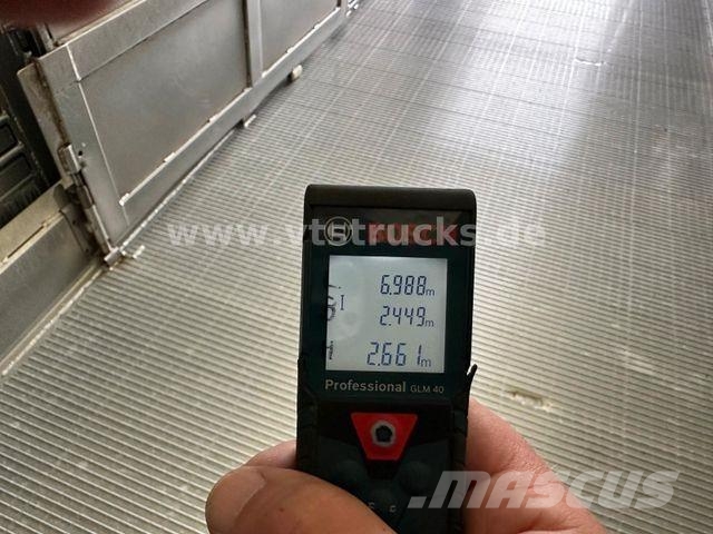 DAF XF 480 LL 6x2 3.Stock Menke Viehwagen m. Hubdach Tiertransporter