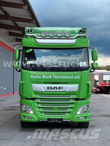 DAF XF 480 LL 6x2 3.Stock Menke Viehwagen m. Hubdach Tiertransporter