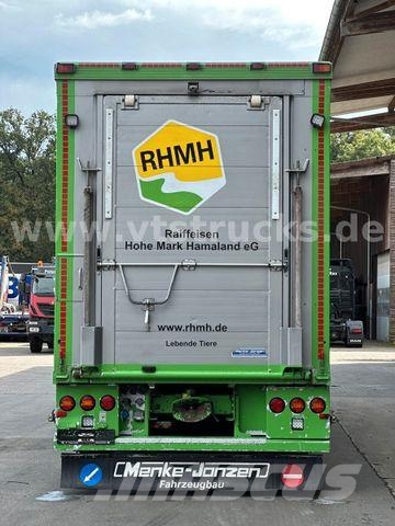 DAF XF 480 LL 6x2 3.Stock Menke Viehwagen m. Hubdach Tiertransporter