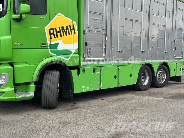 DAF XF 480 LL 6x2 3.Stock Menke Viehwagen m. Hubdach Tiertransporter