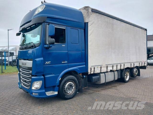 DAF XF 510 FAN Camion à rideaux coulissants (PLSC)