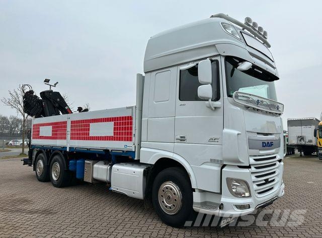 DAF XF 510 LL/ Retarder/ Hiab 262 E-8+Funk+5+6 Kreis Camiones grúa