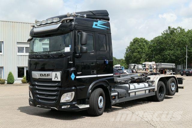 DAF XF 530 6x2, Meiller RS 21.70, Lenk-Lift,Intarder Camiones polibrazo