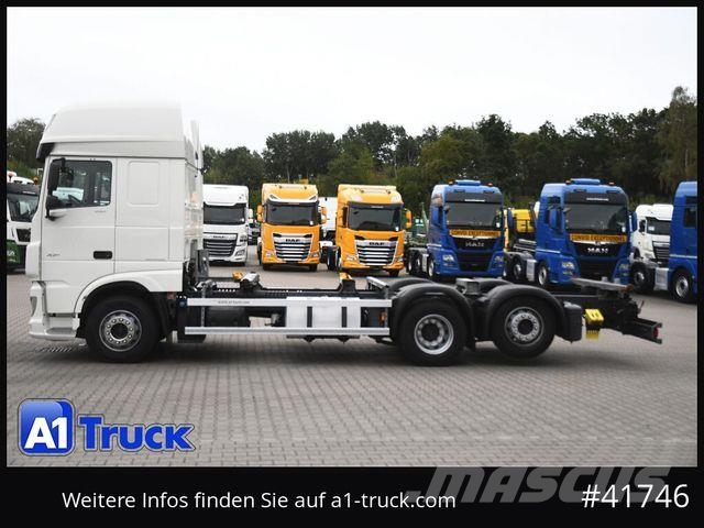 DAF XF 530 FAN SSC Intarder, Lenkachse 새시 운전실 트럭
