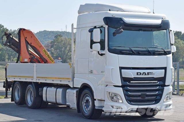 DAF XF 530 Pritsche 6,30 m + PK 15500 * TOPZUSTAND 起重機卡車