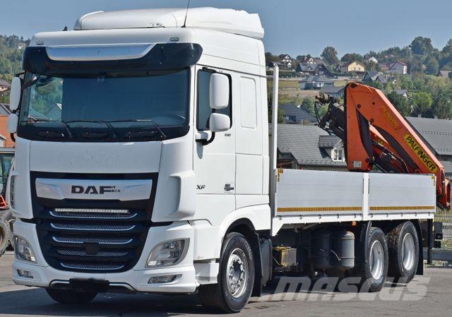 DAF XF 530 Pritsche 6,30 m + PK 15500 * TOPZUSTAND 起重機卡車