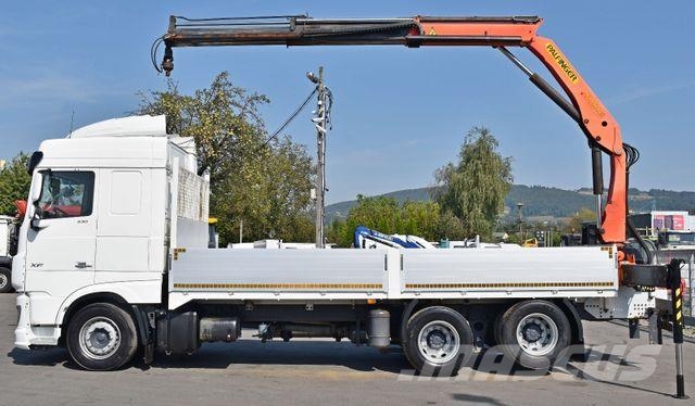 DAF XF 530 Pritsche 6,30 m + PK 15500 * TOPZUSTAND 起重機卡車