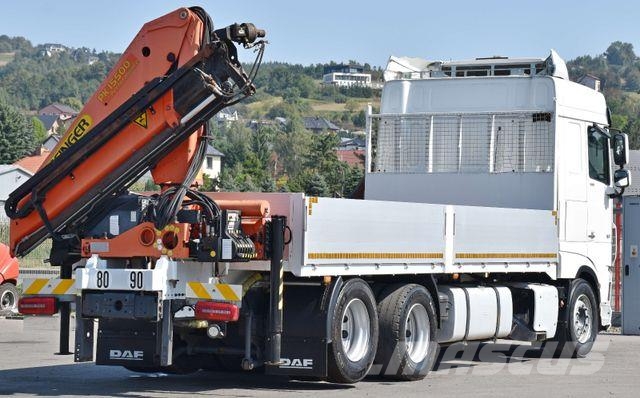 DAF XF 530 Pritsche 6,30 m + PK 15500 * TOPZUSTAND 起重機卡車