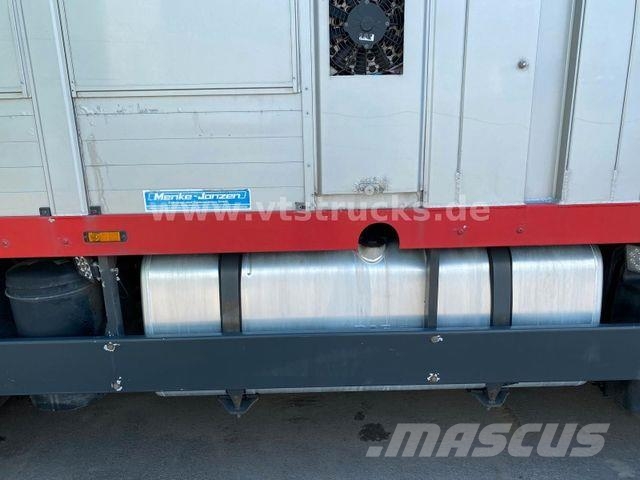 DAF XF105 6x2 LL 3.Stock Menke Hubdach/Rampe/Tränke Camiones con chasís y cabina
