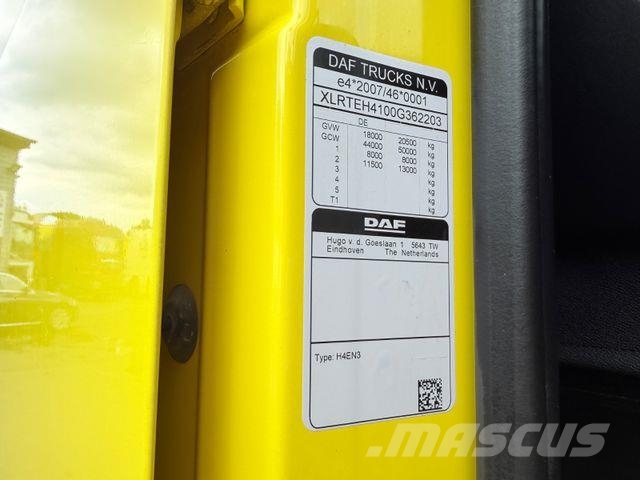 DAF XF450FT/Retarder/Kipphydraulik/Euro6D/DeutschTÜV Sadulveokid