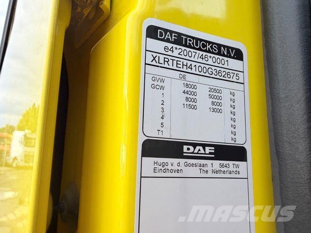 DAF XF450FT/Retarder/Kipphydraulik/Euro6D/DeutschTÜV وحدات الجر
