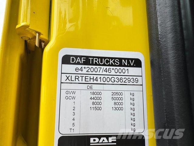 DAF XF450FT/Retarder/Kipphydraulik/Euro6D/DeutschTÜV 트랙터 유닛