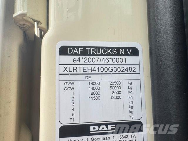 DAF XF450FT/Retarder/Kipphydraulik/Euro6D/DeutschTÜV Trekkers