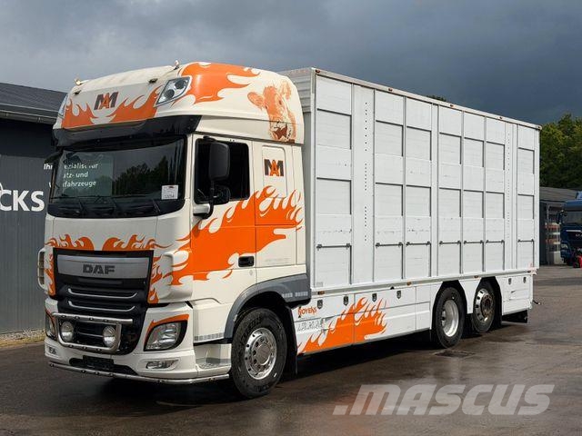 DAF XF460FT 6x2 BL EU6 3.Stock I.R.M.A/Ladelift/ACC Camion per trasporto animali