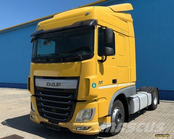 DAF XF460FT, Standard, E6, Tank 1090 L, PARK A.C. وحدات الجر