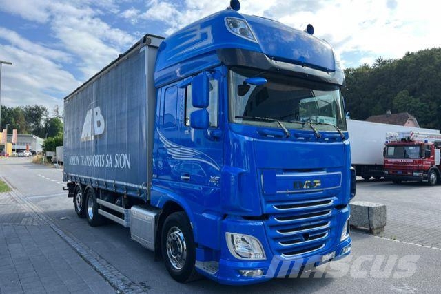 DAF XF510 6x2 شاحنات بغطاء جانبي