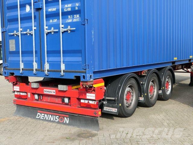  Dennison,Glide-System,20/30/40&amp;45 Fuß-Containe Low loader-semi-trailers