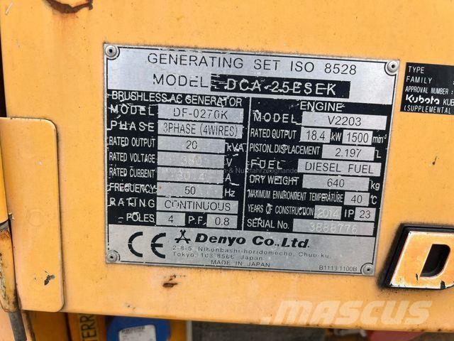 Denyo 20 KVA / Generator / Будтехніка - Інші