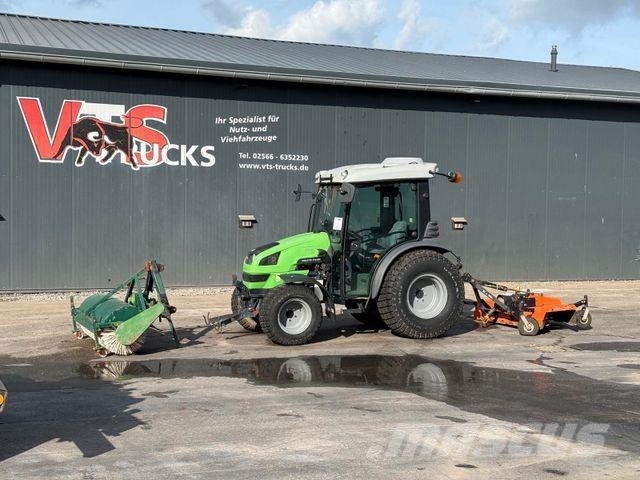 Deutz-Fahr Agrokid 230 Hofschlepper +Kehrbesen&amp;Mähwerk Traktoren