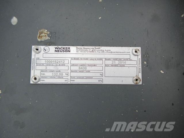 Digging bucket with EURO coupling, 480 mm Pelle rétro arrière