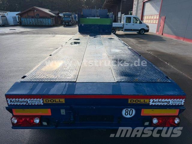 Doll 4.Achs Tieflader verlängerbar/Funk/ Tieflader-Auflieger