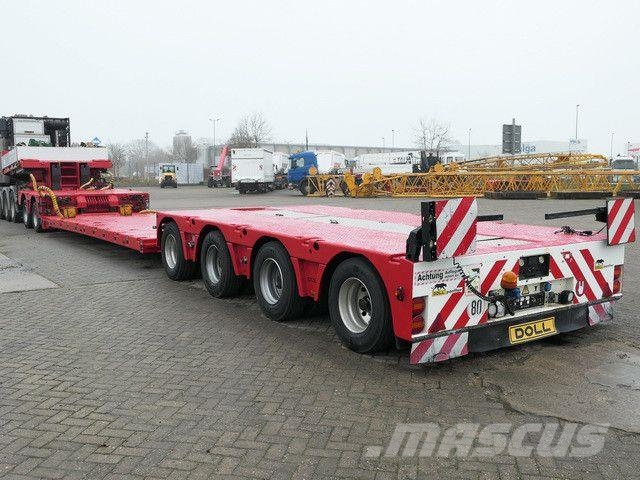Doll T6E-S3/25-2+4, Tiefbett, teleskopierbar,80to. NL Semirremolques de carga baja