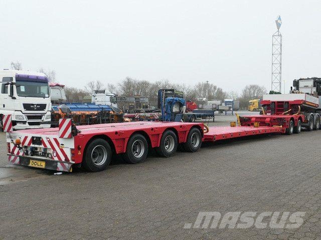 Doll T6E-S3/25-2+4, Tiefbett, teleskopierbar,80to. NL Semirremolques de carga baja