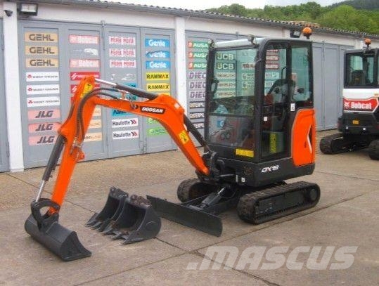 Doosan DX 19 3x Löffel (baugleich Bobcat E19) Minibagger < 7t
