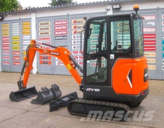 Doosan DX 19 3x Löffel (baugleich Bobcat E19) Minibagger < 7t