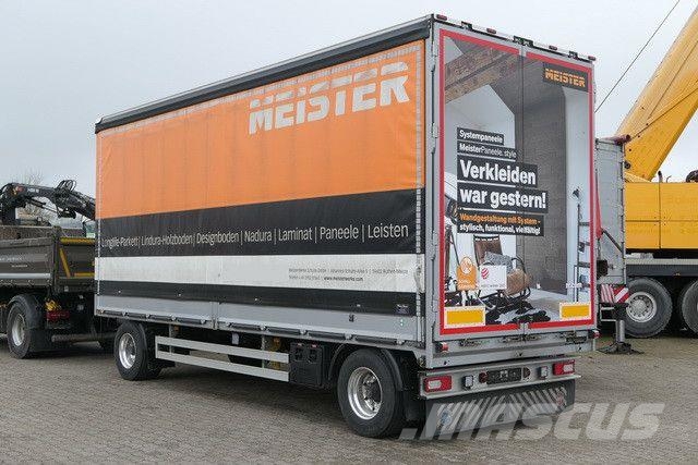Dünschede PA 18/7, Jumbo, Alu-Felgen, 7.3 mtr. Przyczepy firanki