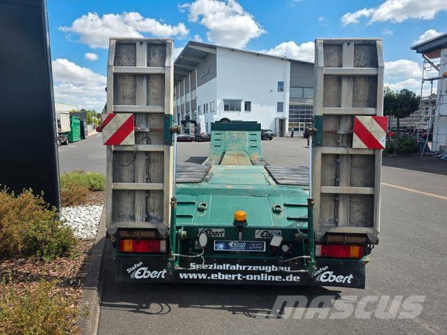 Ebert TLS 36 ST Forst-Maschinen-Tieflader ローローダーセミトレーラー