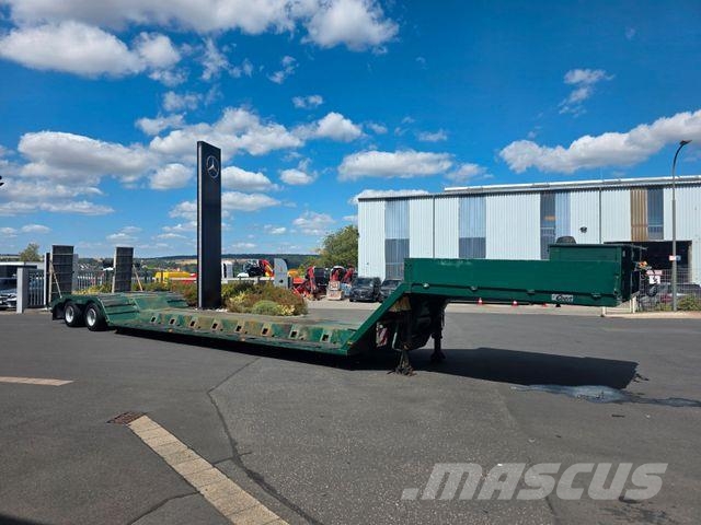 Ebert TLS 36 ST Forst-Maschinen-Tieflader ローローダーセミトレーラー
