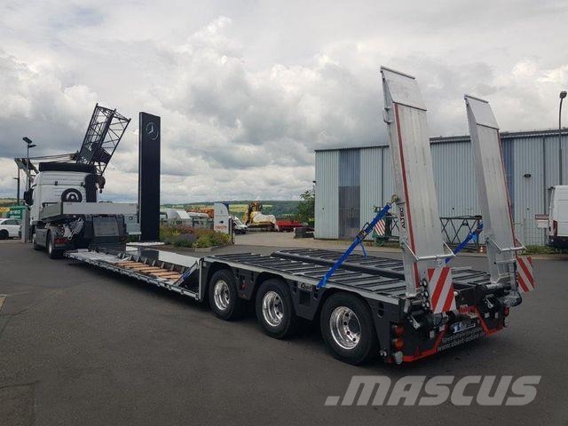 Ebert TLS 55 ATV Forst-Teleskop-Tieflader 39,5t Semirremolques de góndola rebajada