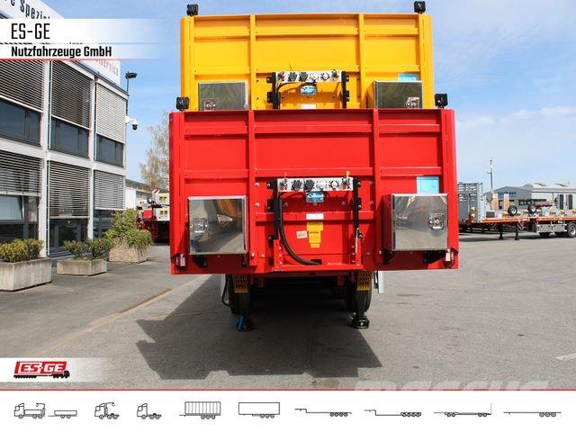 Es-ge 3-Achs-Ballastauflieger Semirremolques de góndola rebajada