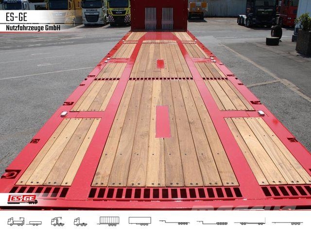 Es-ge 3-Achs Megatrailer, hydr. Heckabsenkung, 1xgel. Semirremolques de góndola rebajada