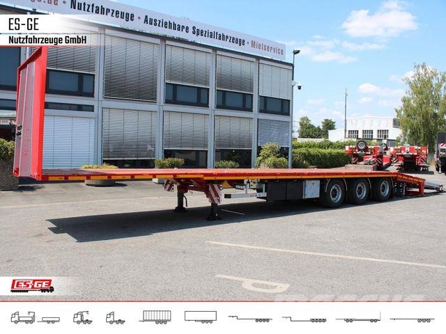 Es-ge 3-Achs Megatrailer, hydr. Heckabsenkung, 1xgel. Semirremolques de góndola rebajada