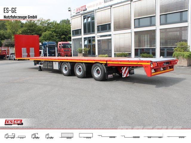 Es-ge 3-Achs Megatrailer, hydr. Heckabsenkung, 1xgel. Semirremolques de góndola rebajada