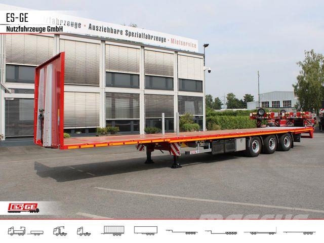 Es-ge 3-Achs Megatrailer, hydr. Heckabsenkung, 1xgel. Semirremolques de góndola rebajada