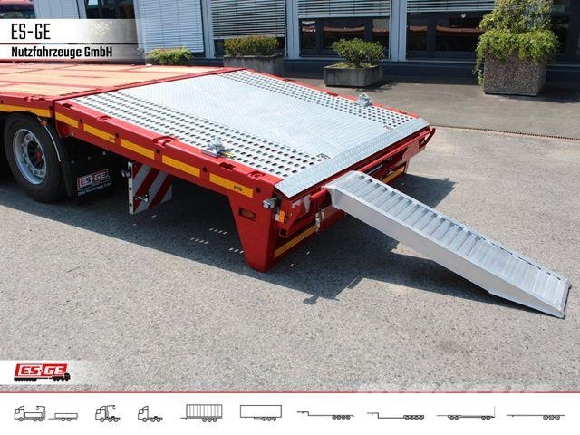 Es-ge 3-Achs Megatrailer, hydr. Heckabsenkung, 1xgel. Semirremolques de góndola rebajada
