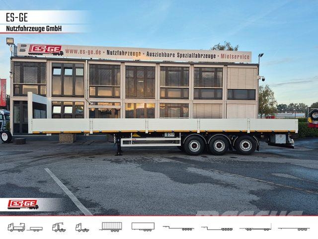 Es-ge 3-Achs-Sattelanhänger, Bordwände Нискотоварни полуремаркета