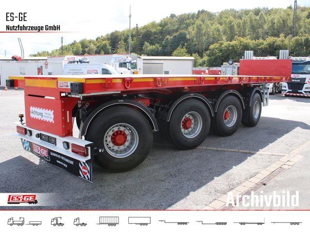 Es-ge 4-Achs-Ballastauflieger Low loader-semi-trailers