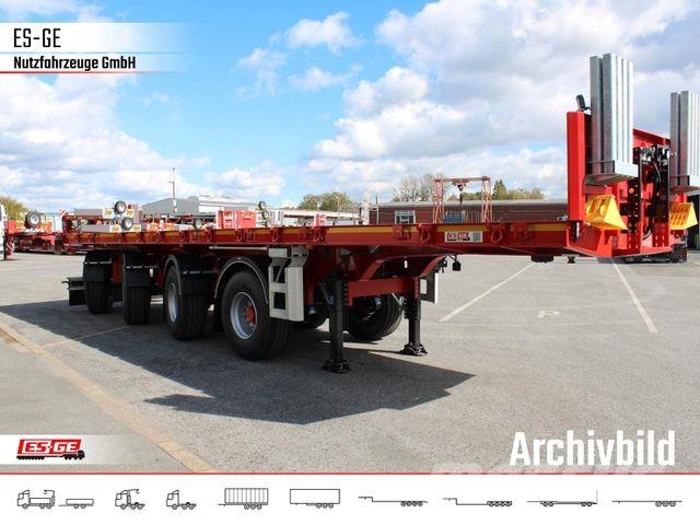 Es-ge 4-Achs-Ballastauflieger Low loader-semi-trailers