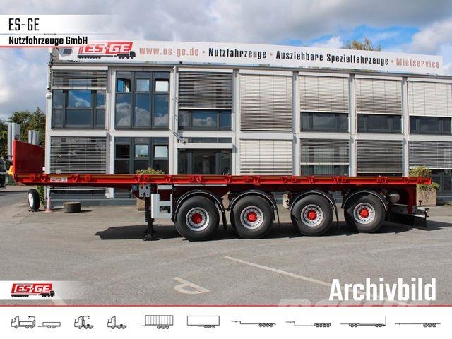Es-ge 4-Achs-Ballastauflieger Low loader-semi-trailers