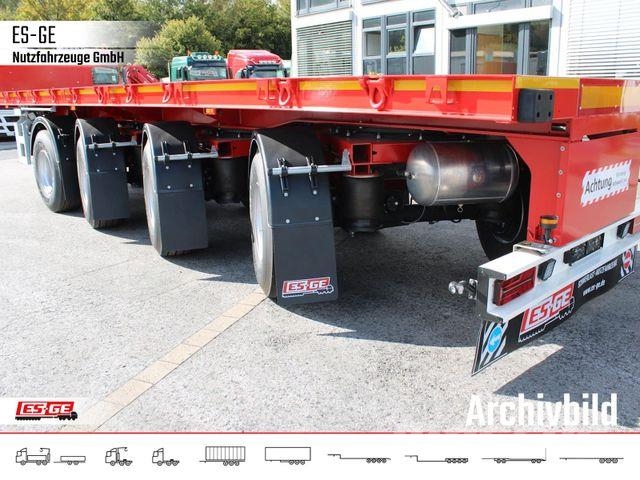 Es-ge 4-Achs-Ballastauflieger Low loader-semi-trailers