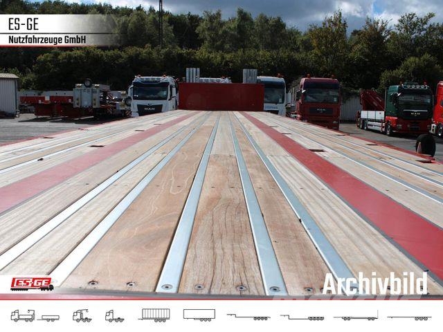 Es-ge 4-Achs-Ballastauflieger Low loader-semi-trailers
