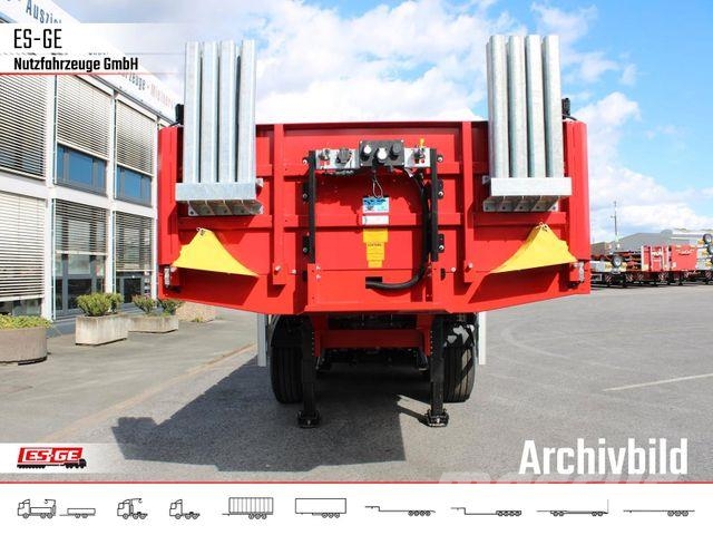 Es-ge 4-Achs-Ballastauflieger Low loader-semi-trailers