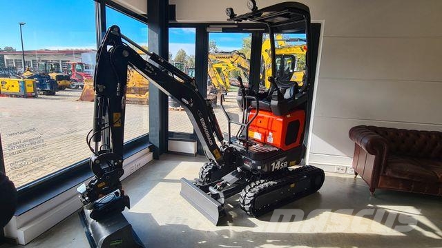 Eurocomach 14 SR - Powertilt HS01 - 3 x Löffel Mini excavators < 7t