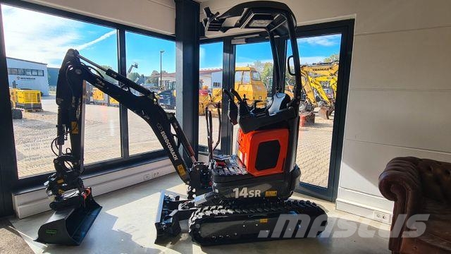 Eurocomach 14 SR - Powertilt HS01 - 3 x Löffel Mini excavators < 7t